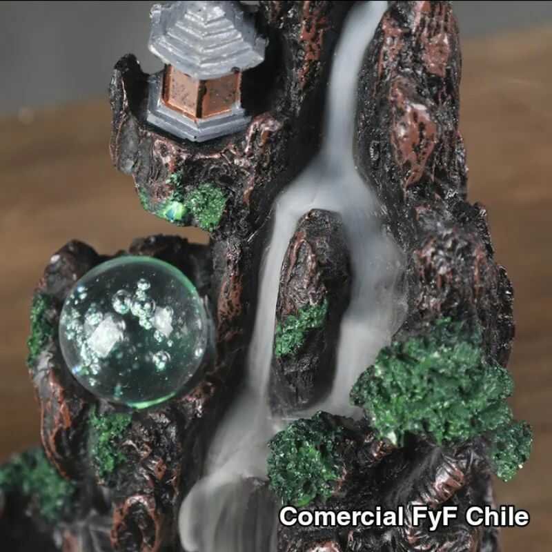 Incienso en forma de cono diseñado para quemadores de cascada de humo, llenos de aroma y serenidad