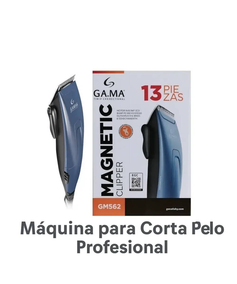 Máquina para cortar pelo profesional Gama GM-562 con accesorios – corte preciso para hombre en casa
