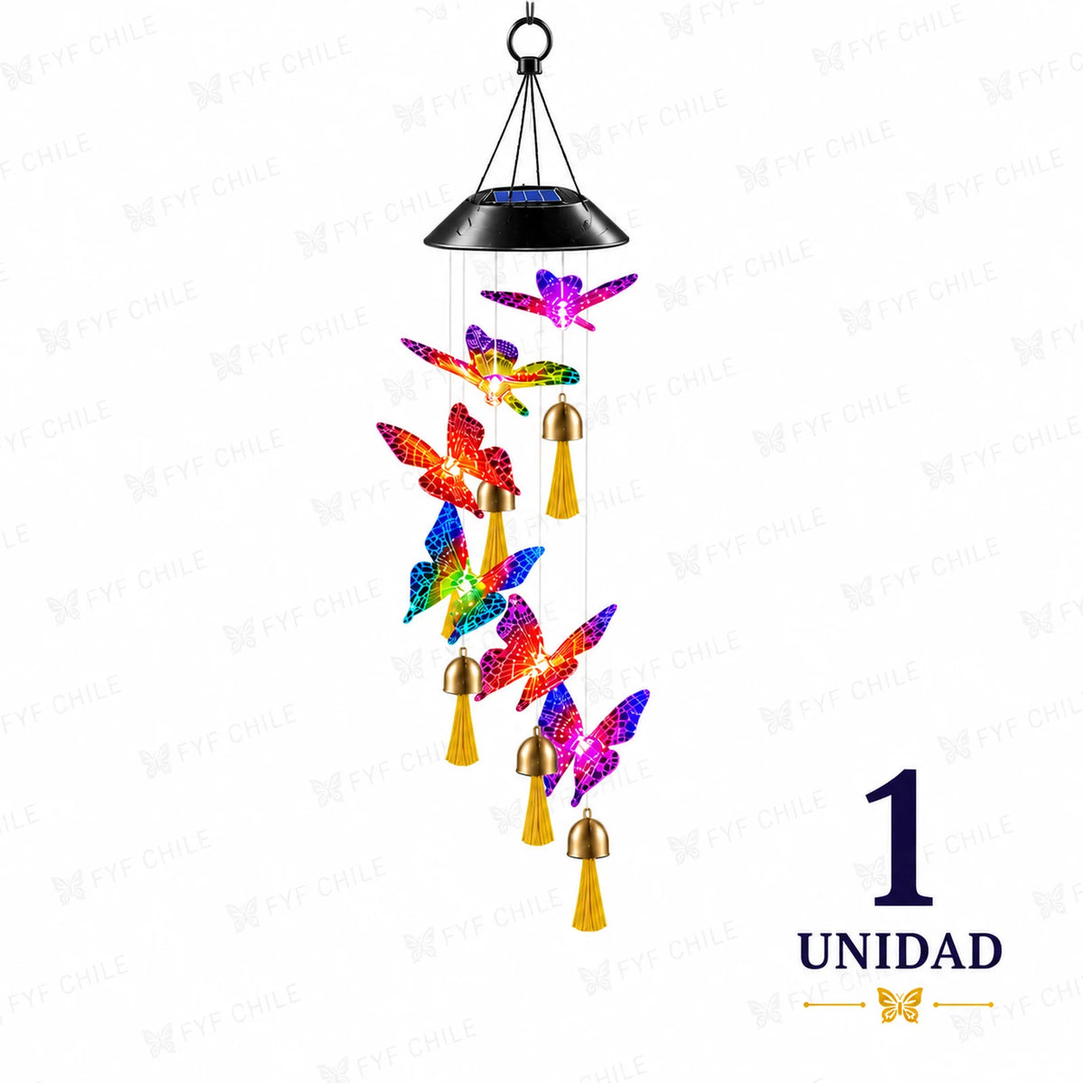 Mariposas Solares para Jardín | Colgante LED Regalo Mujer