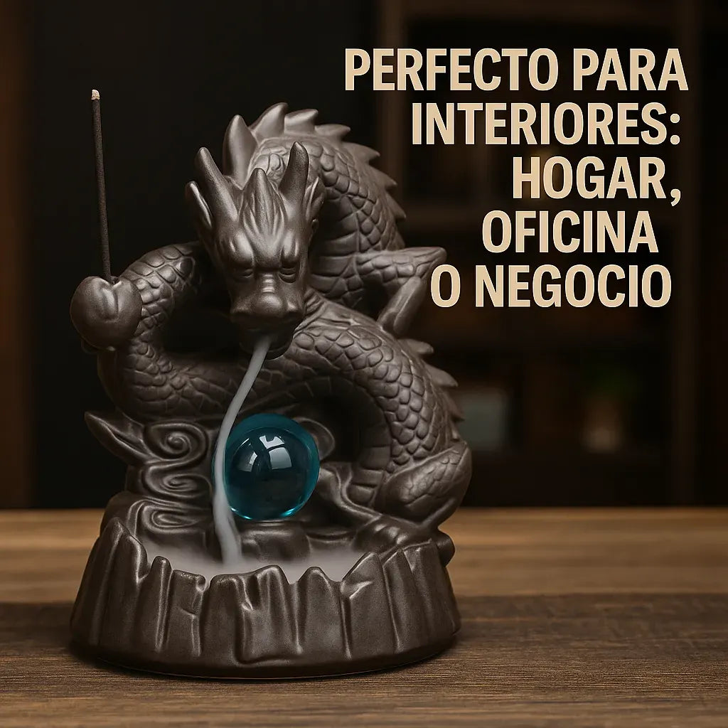 Regalo zen con diseño de dragón y energía espiritual