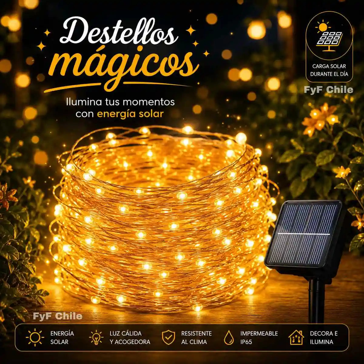 Pack 2 Adornos Solares a Elección | Envío Gratis a Todo Chile