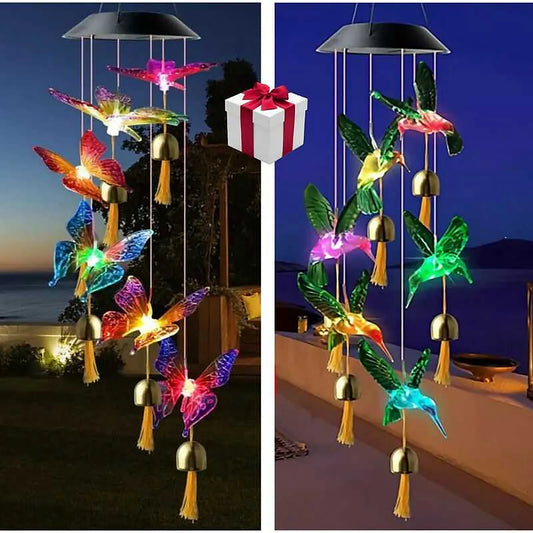 Colgante solar resistente al clima: Regalo ideal para mujer adulta